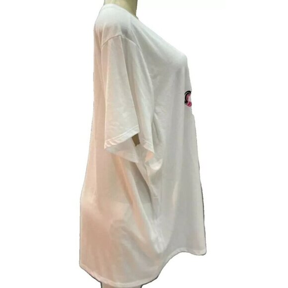 Torrid +6 White Crew Neckline Per My Email Text Graphic Short Sleeve T- Shirt - Picture 3 of 6